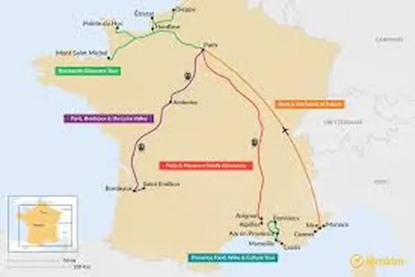 france itinerary 7 days