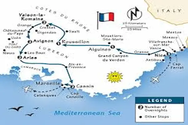 south of france itinerary