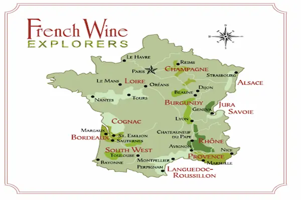 wine regions itinerary france